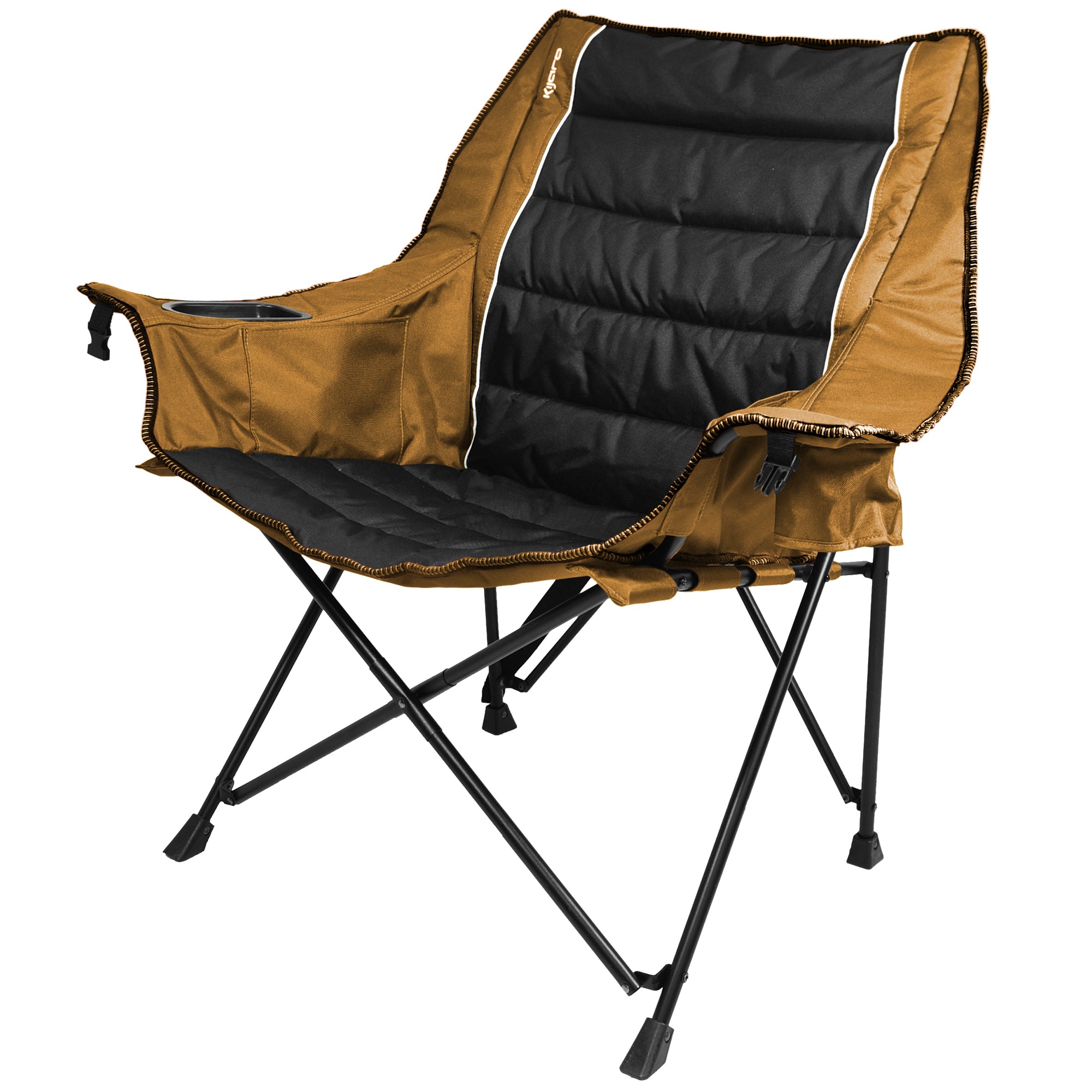 Quilted Club Chair - Aspen Gold