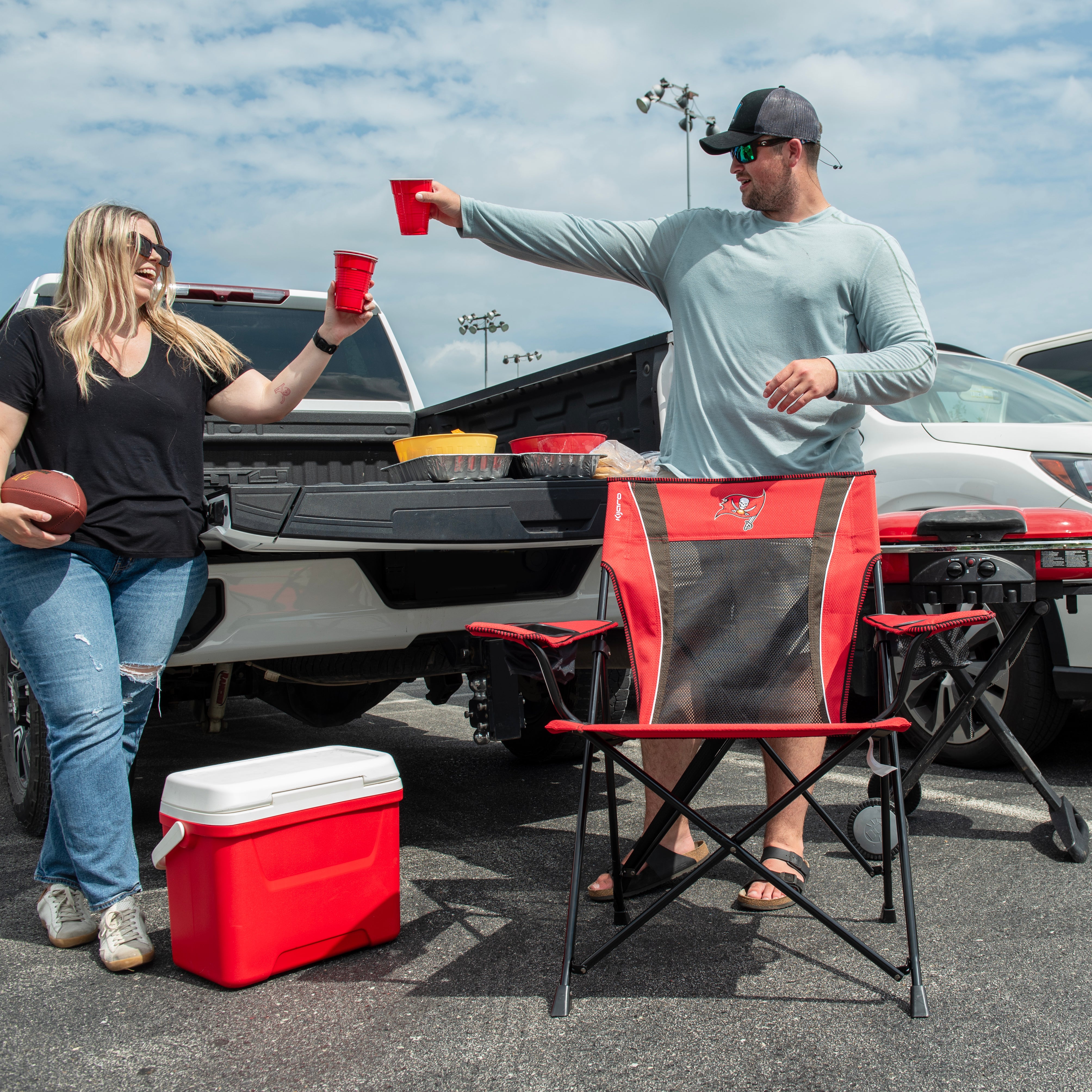 Tampa Bay Buccaneers Dual Lock® Pro Chair