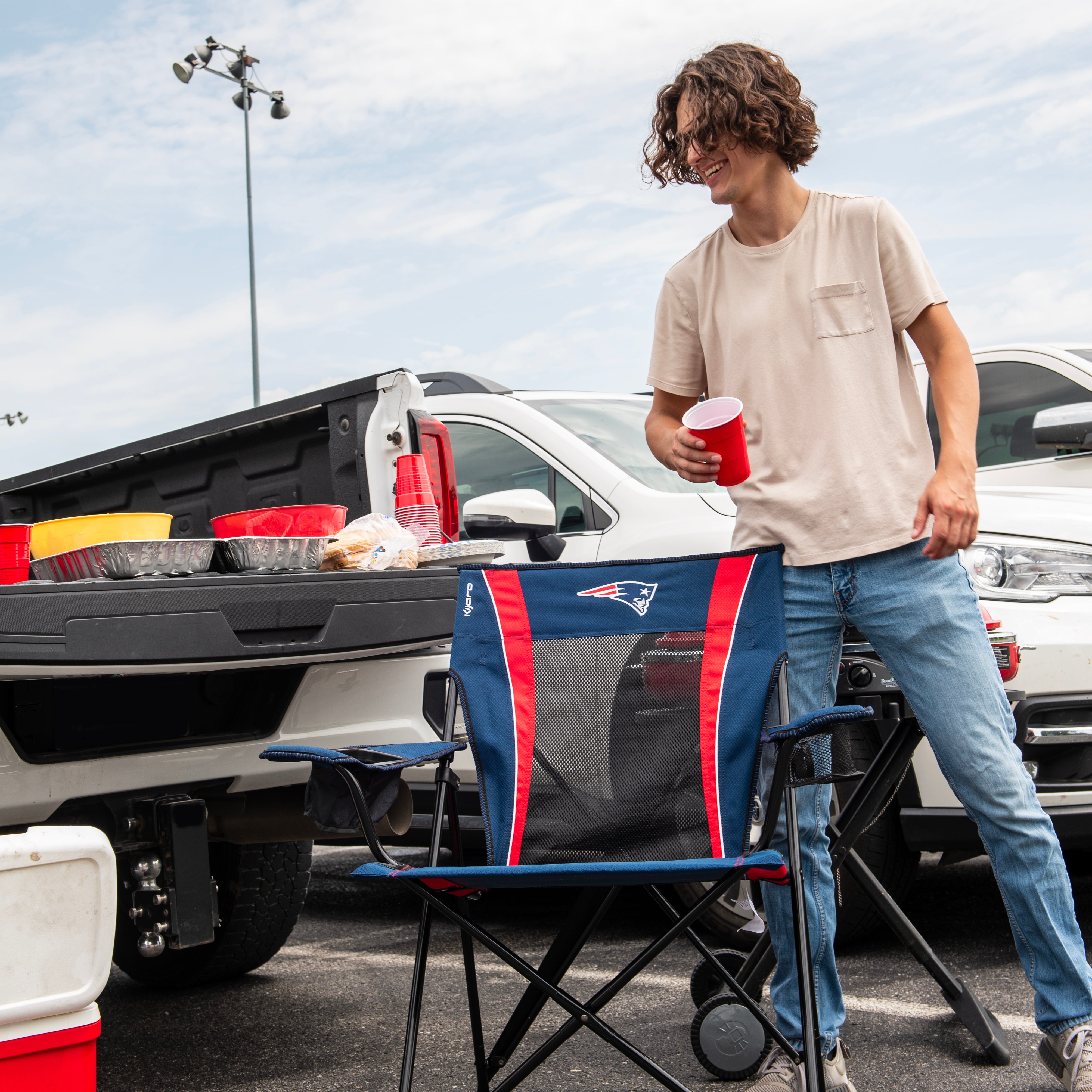 New England Patriots Dual Lock® Pro Chair