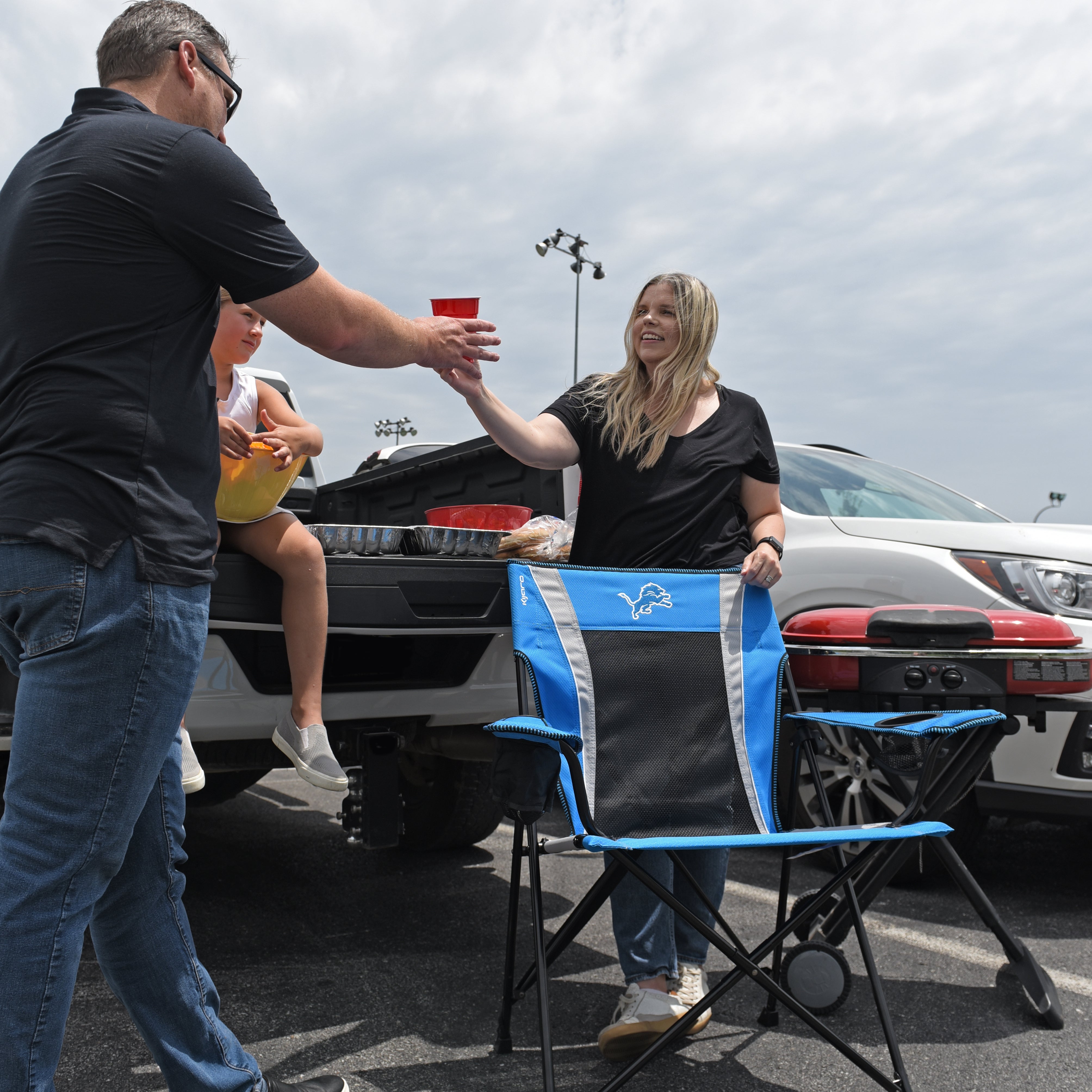 Detroit Lions Dual Lock® Pro Chair