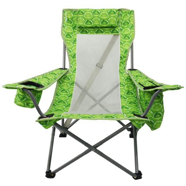 Kijaro coast folding beach sling chair with discount cooler