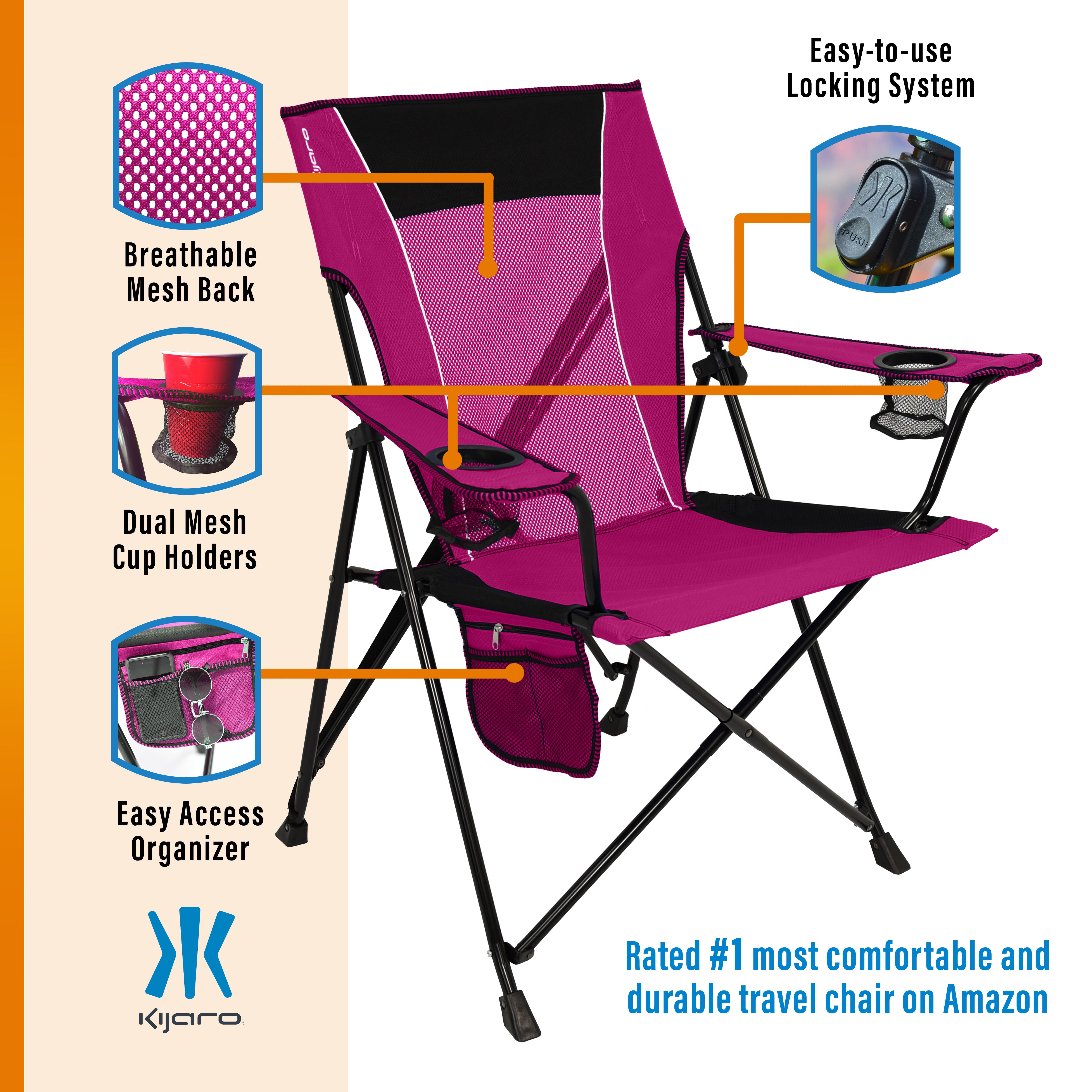 Dual Lock® Chair - 300 lb Weight Capacity