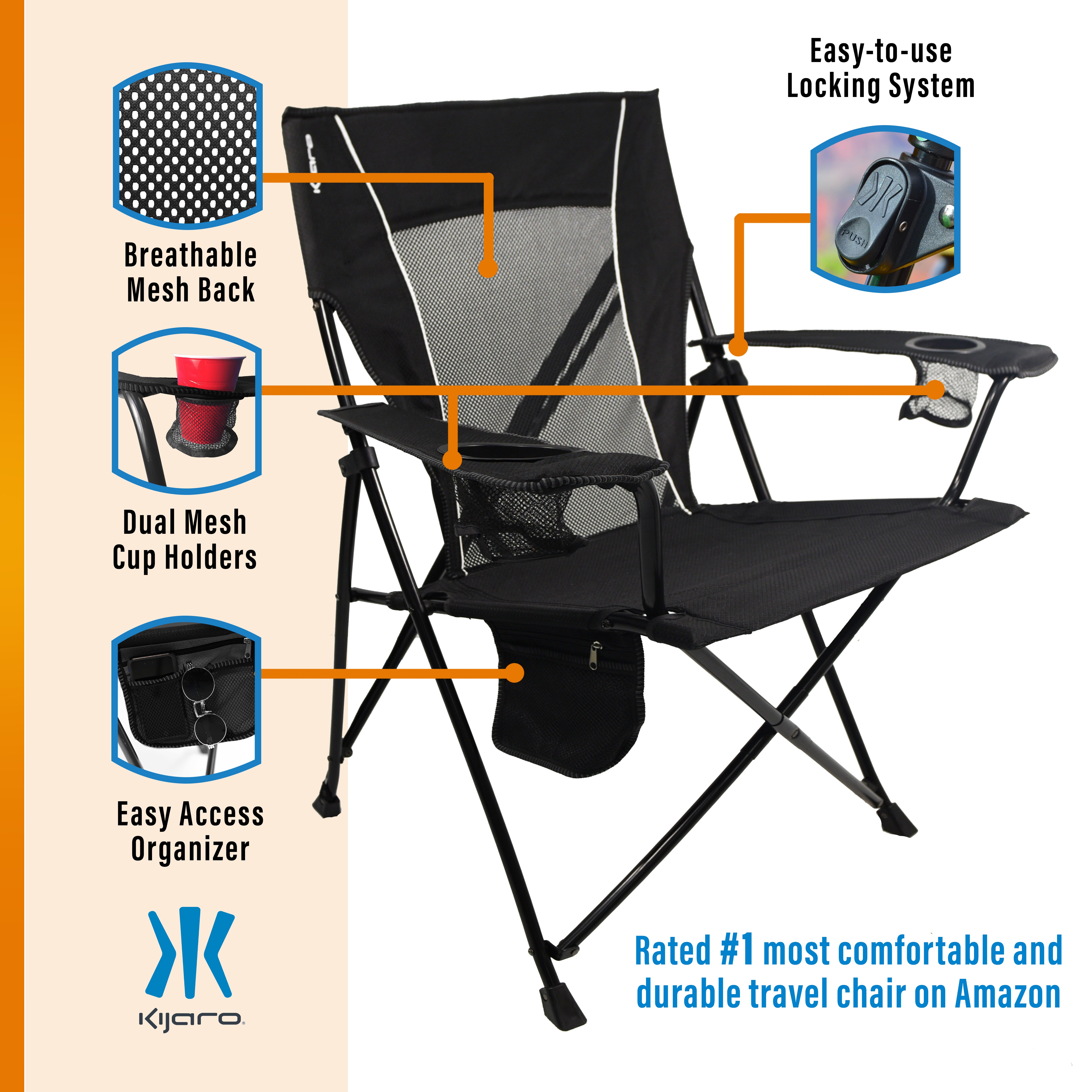 Dual Lock® Chair - 300 lb Weight Capacity