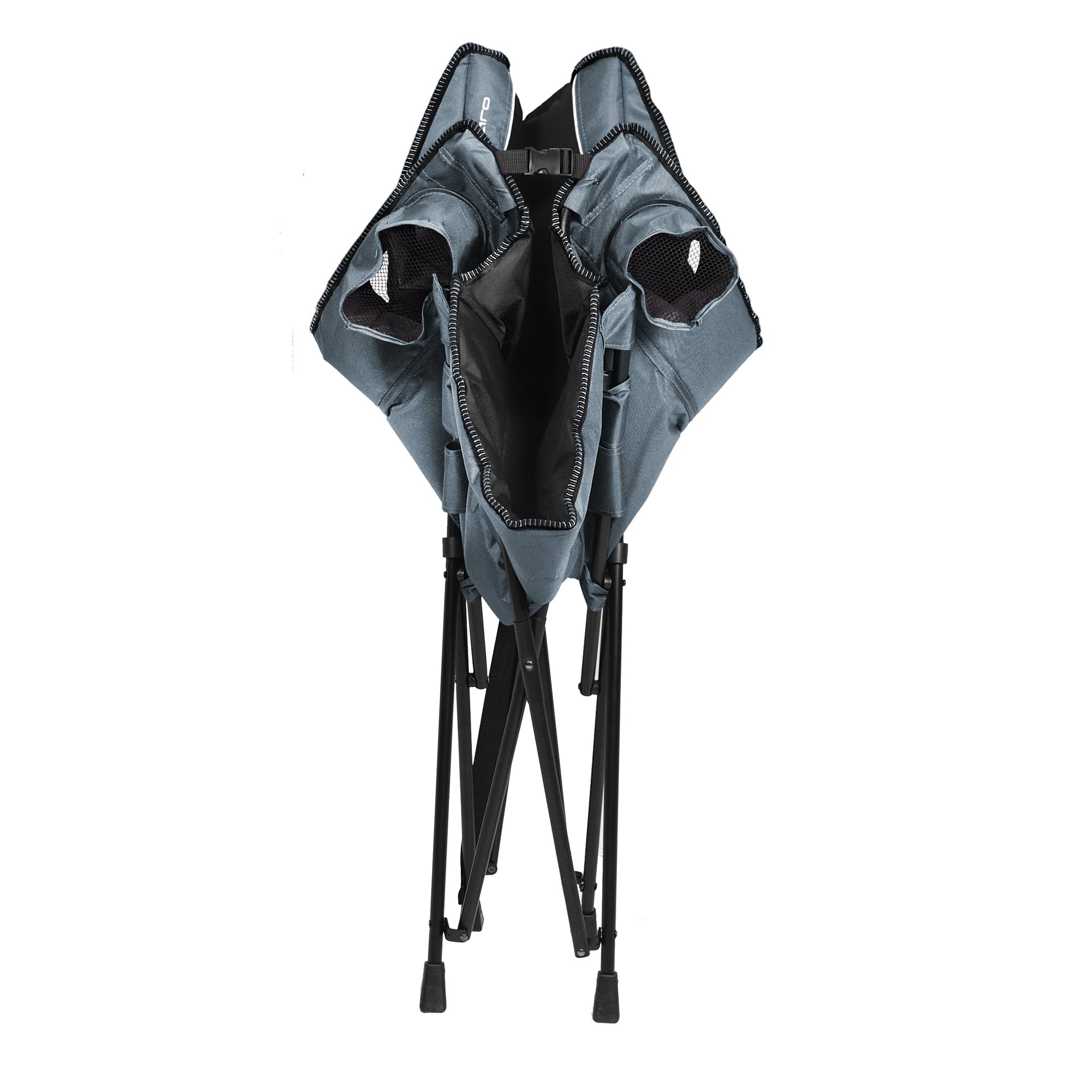 Quilted Club Chair - Hallett Peak Gray