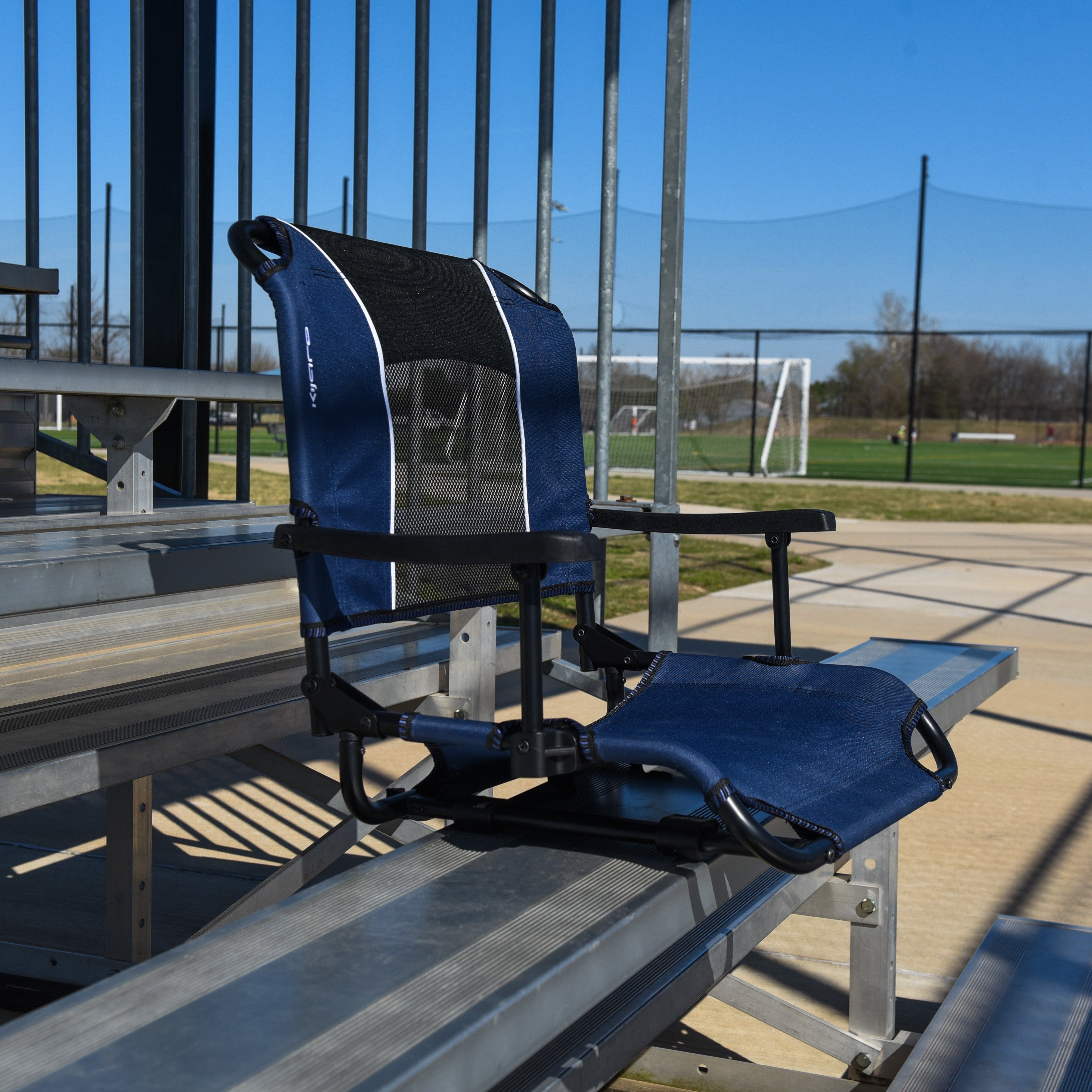 Dual Lock Stadium Seat with Arms
