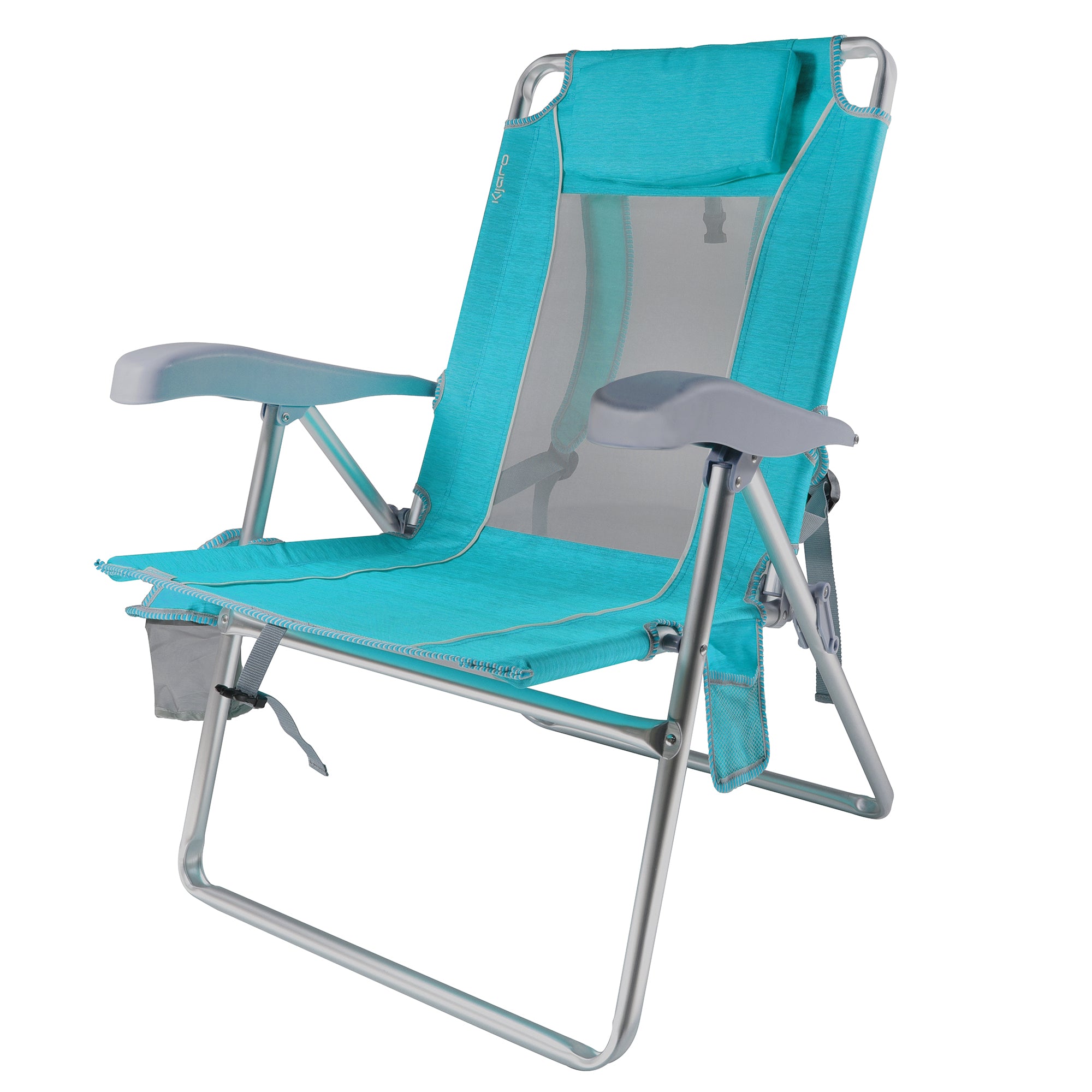 Tidal Wave 5 Position Tall Reclining Beach Chair