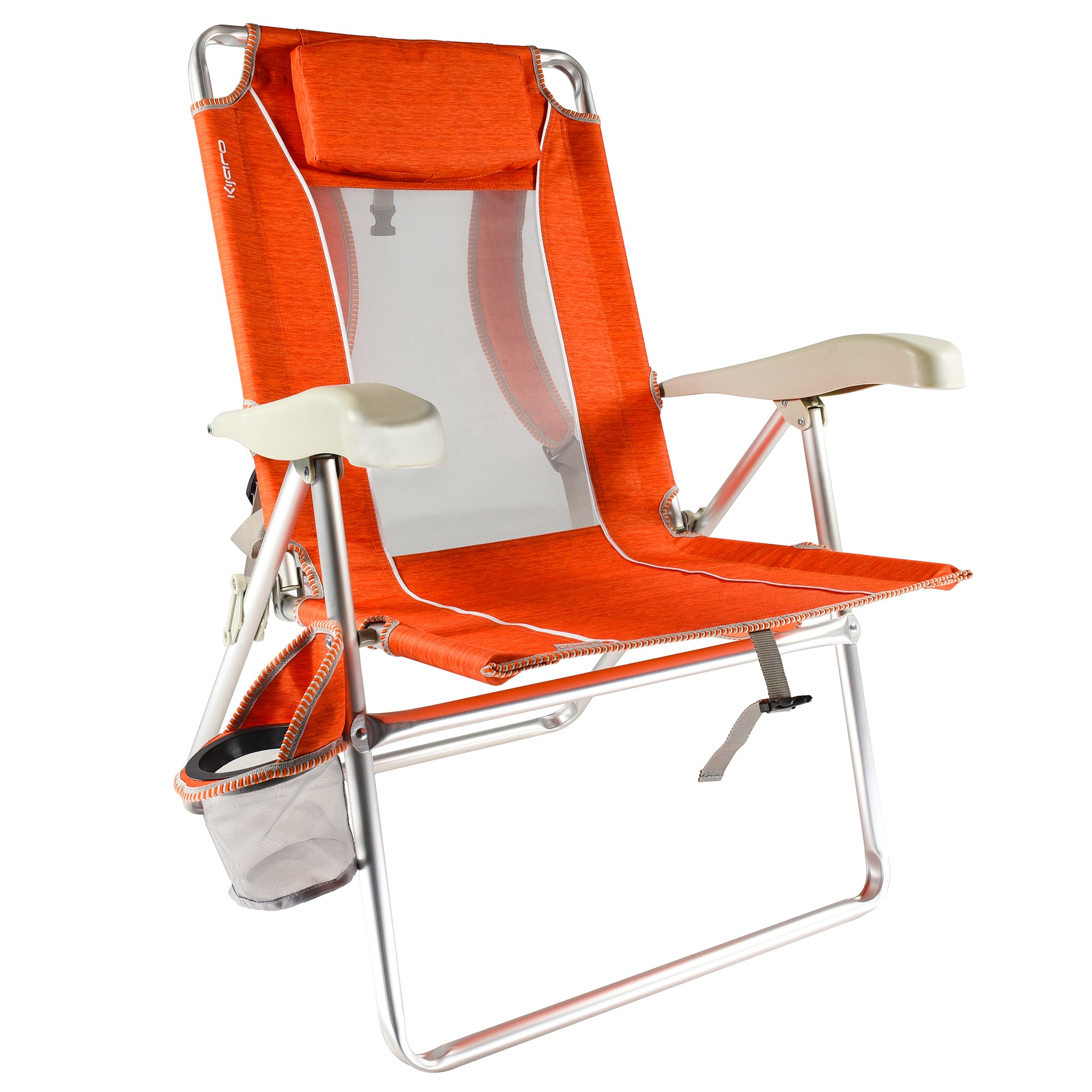 Tidal Wave 5 Position Tall Reclining Beach Chair