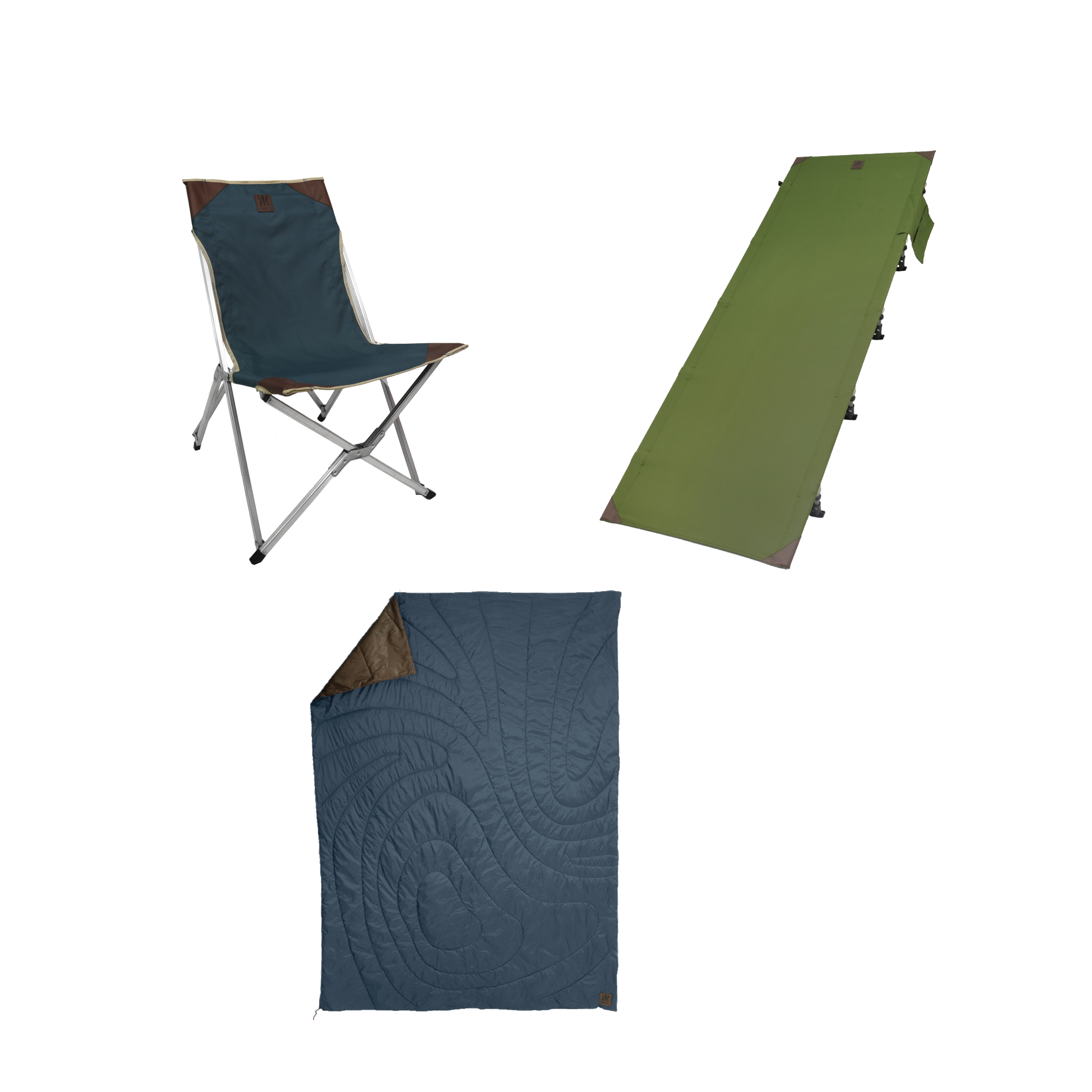 Native Bundle - Includes Comfort Chair, Camp Quilt Blanket and Ultralight Cot