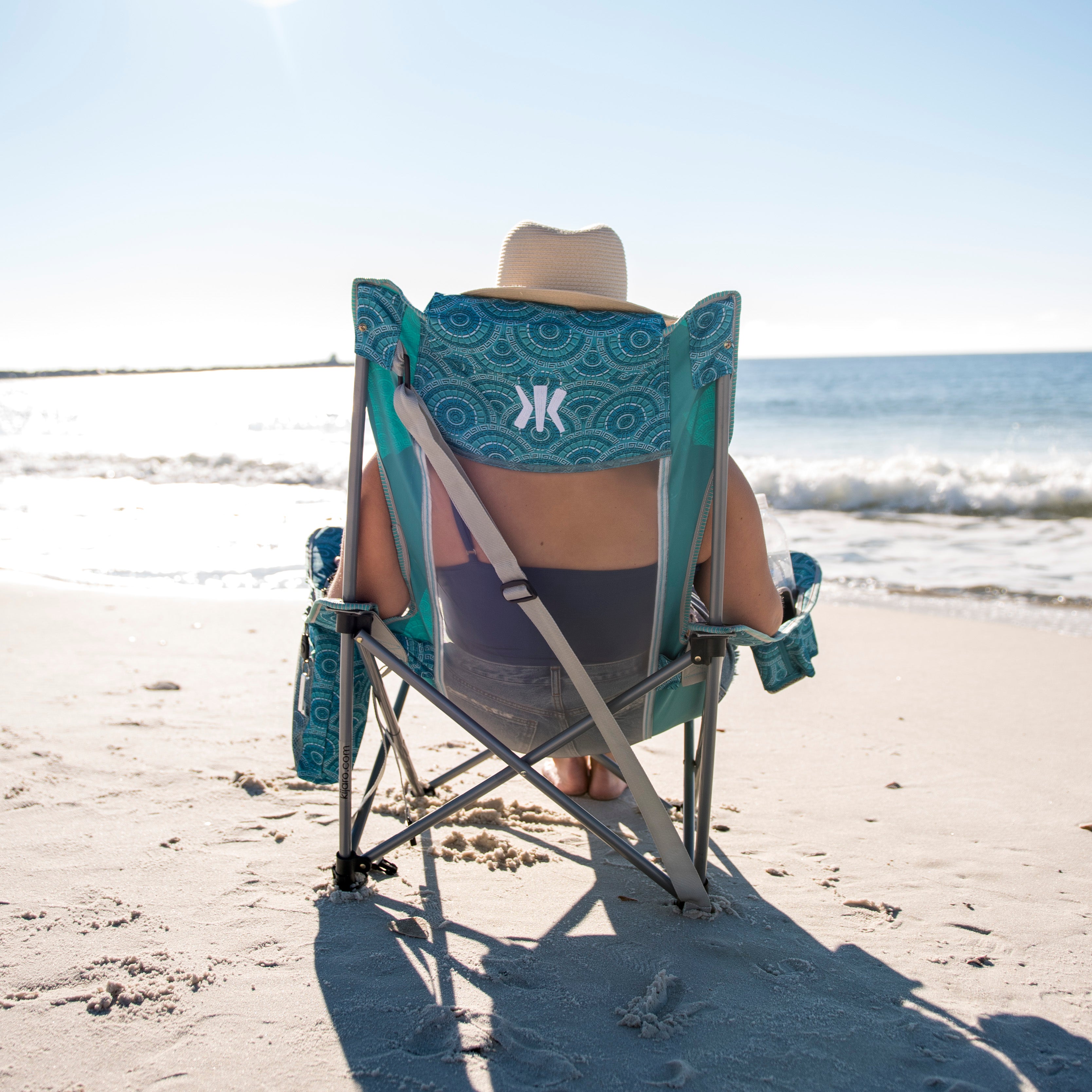 Coastal Collection Destination Print Beach Sling