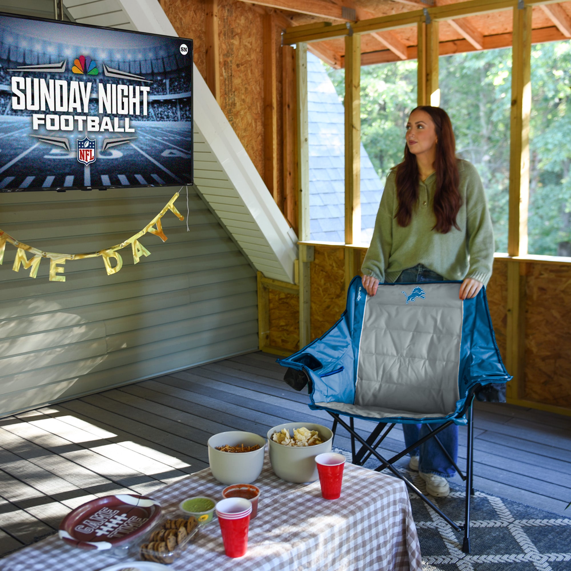 Kijaro Quilted Club Pro - NFL - Detroit Lions