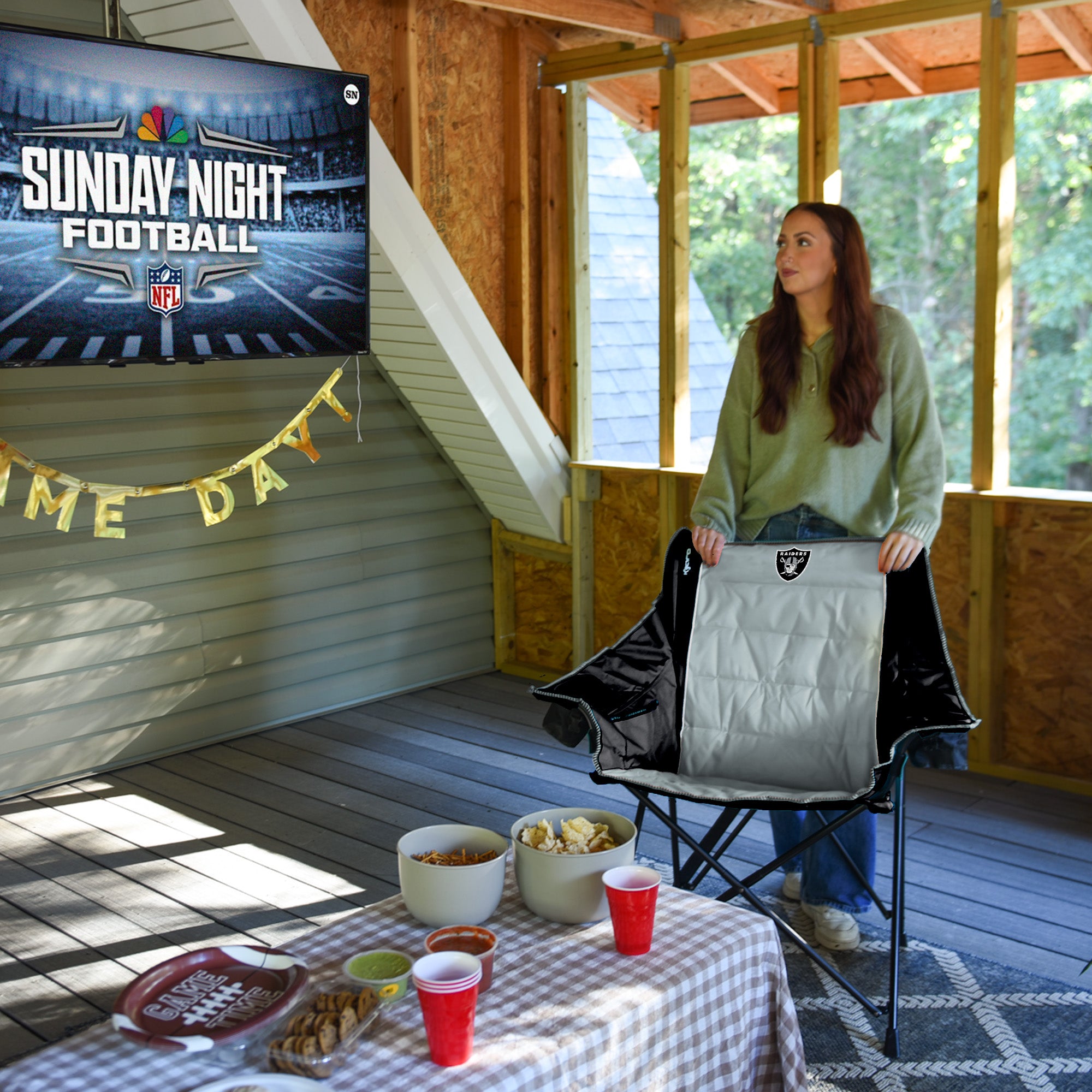 Kijaro Quilted Club Pro - NFL - Las Vegas Raiders