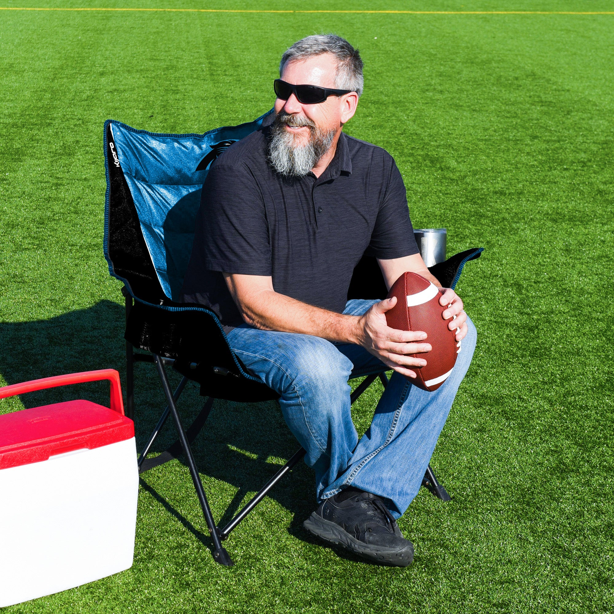 Kijaro Quilted Club Pro - NFL - Carolina Panthers