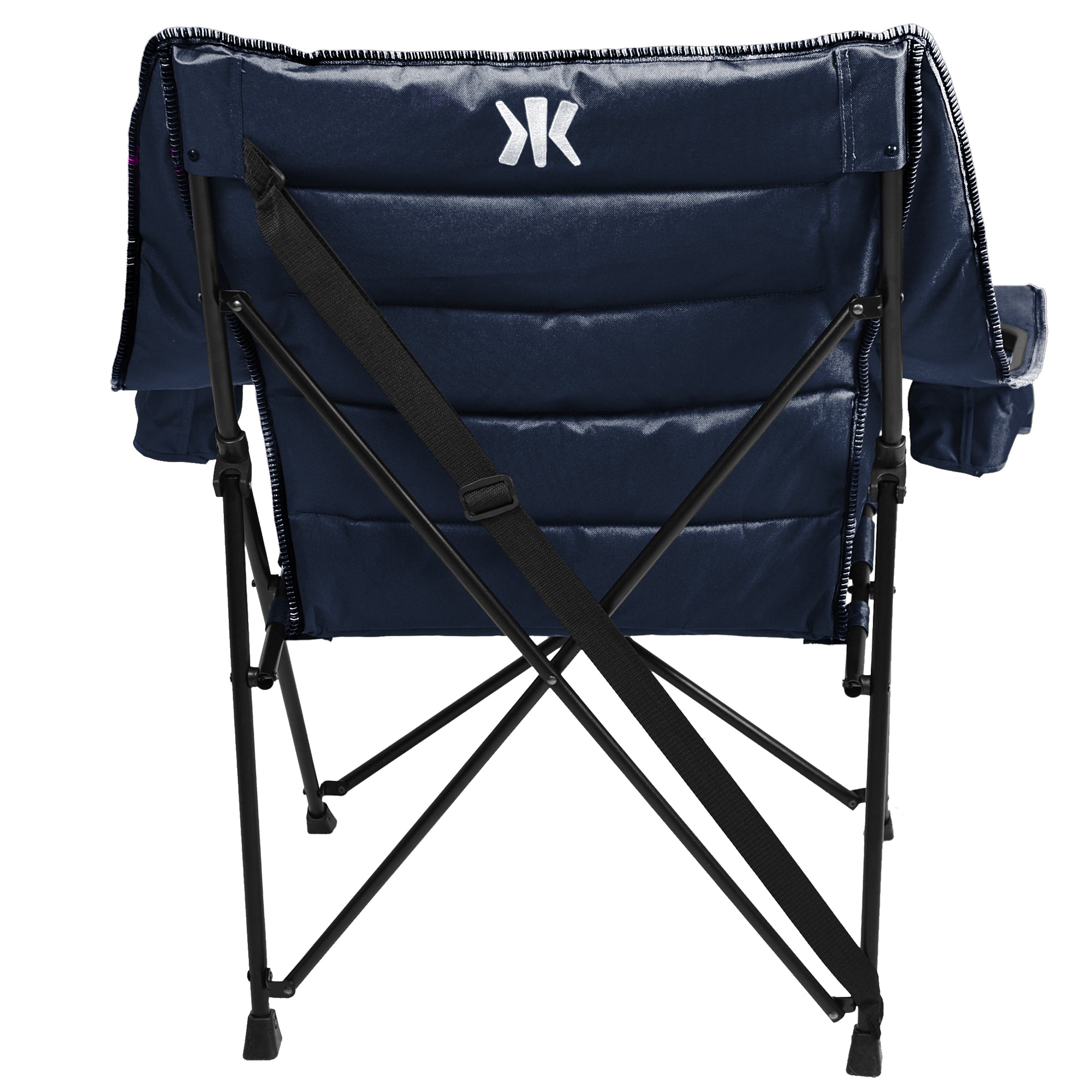 Quilted Club Chair - Belize Blue