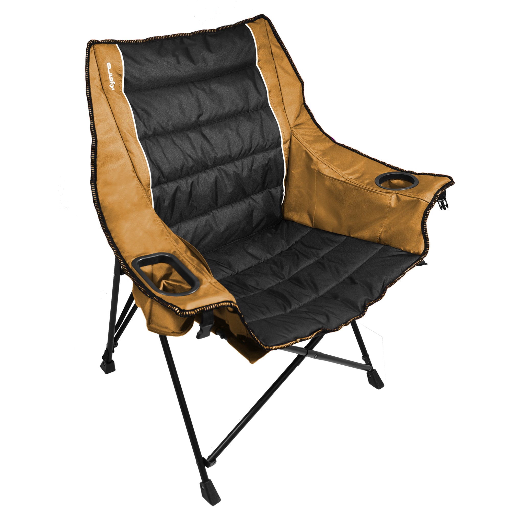 Quilted Club Chair - Aspen Gold