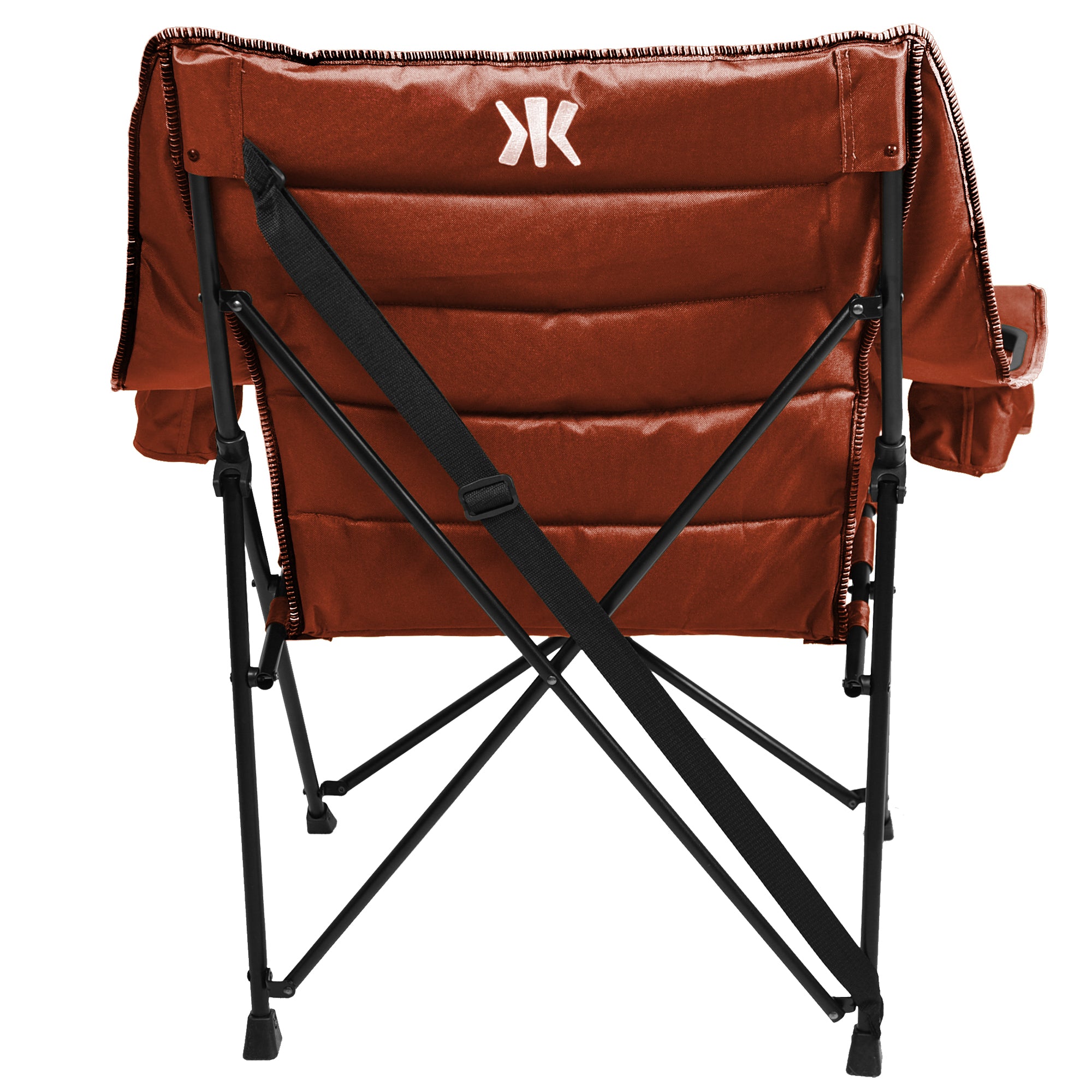 Quilted Club Chair - Victoria Desert Orange