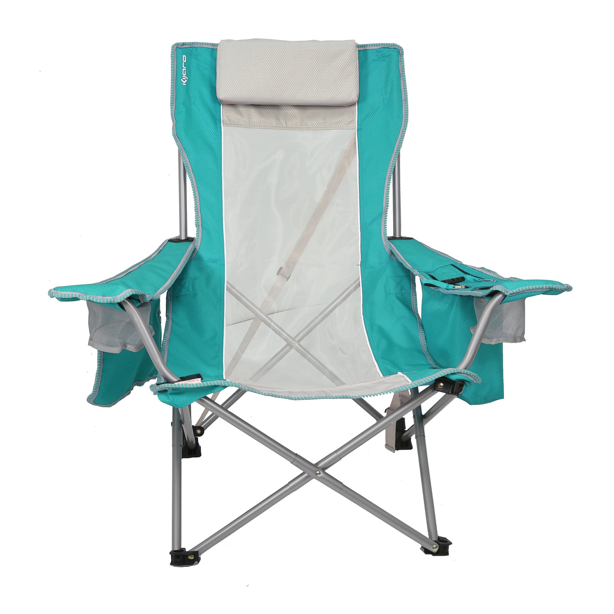 Kijaro coast folding beach sling chair with cooler sale