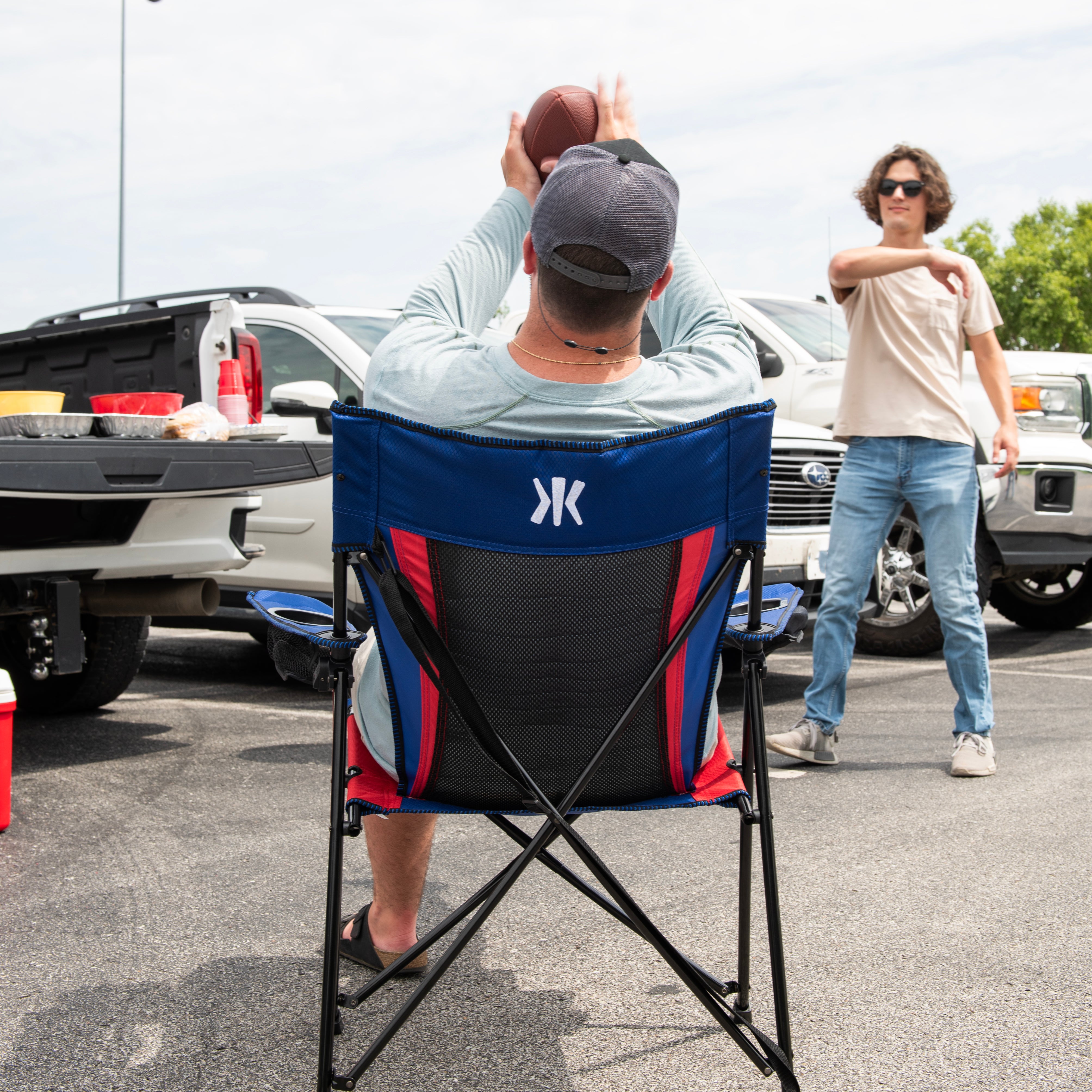 Lock Portable Camping Chair Kijaro Stadium Seat New York Giants