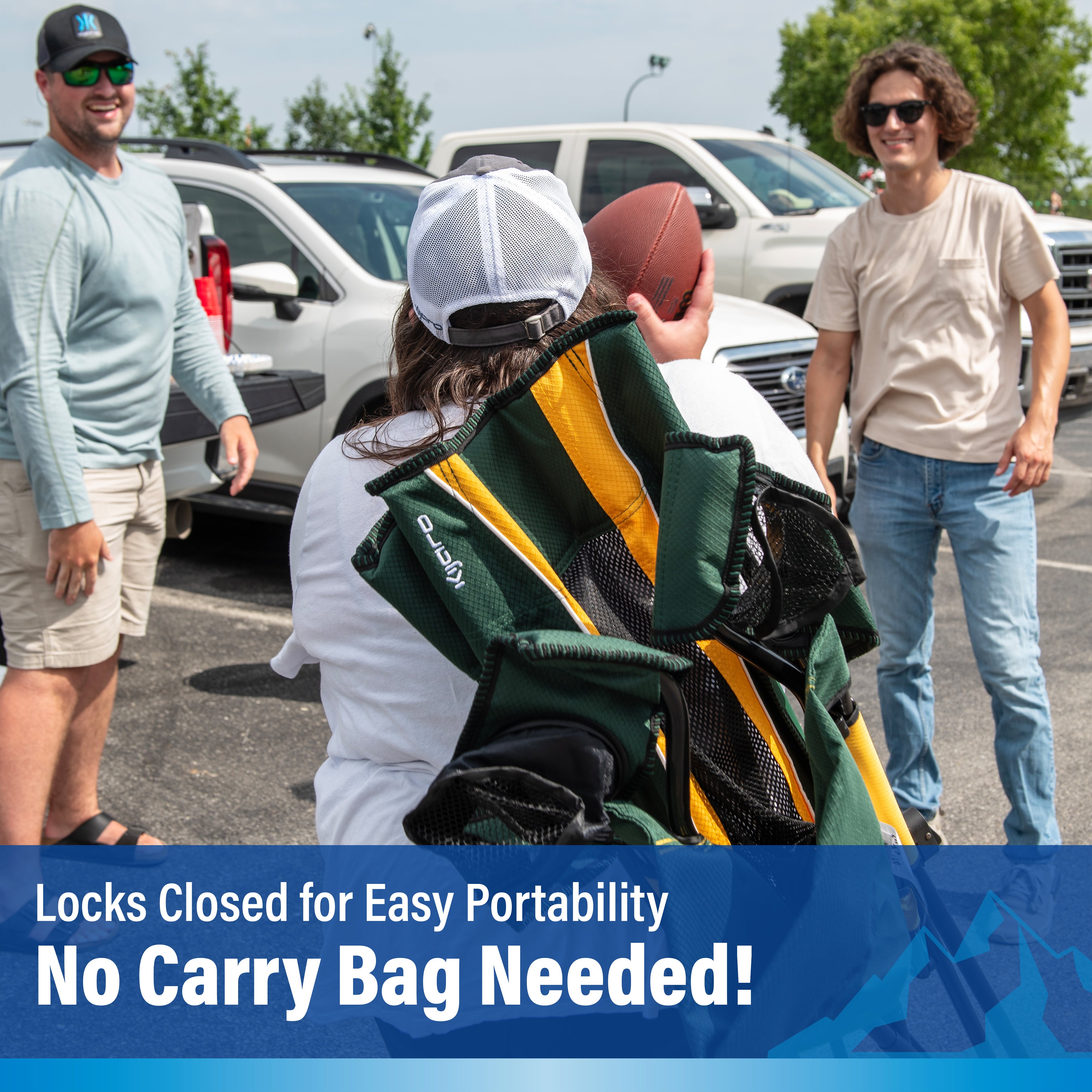 Green Bay Packers Dual Lock® Pro Chair