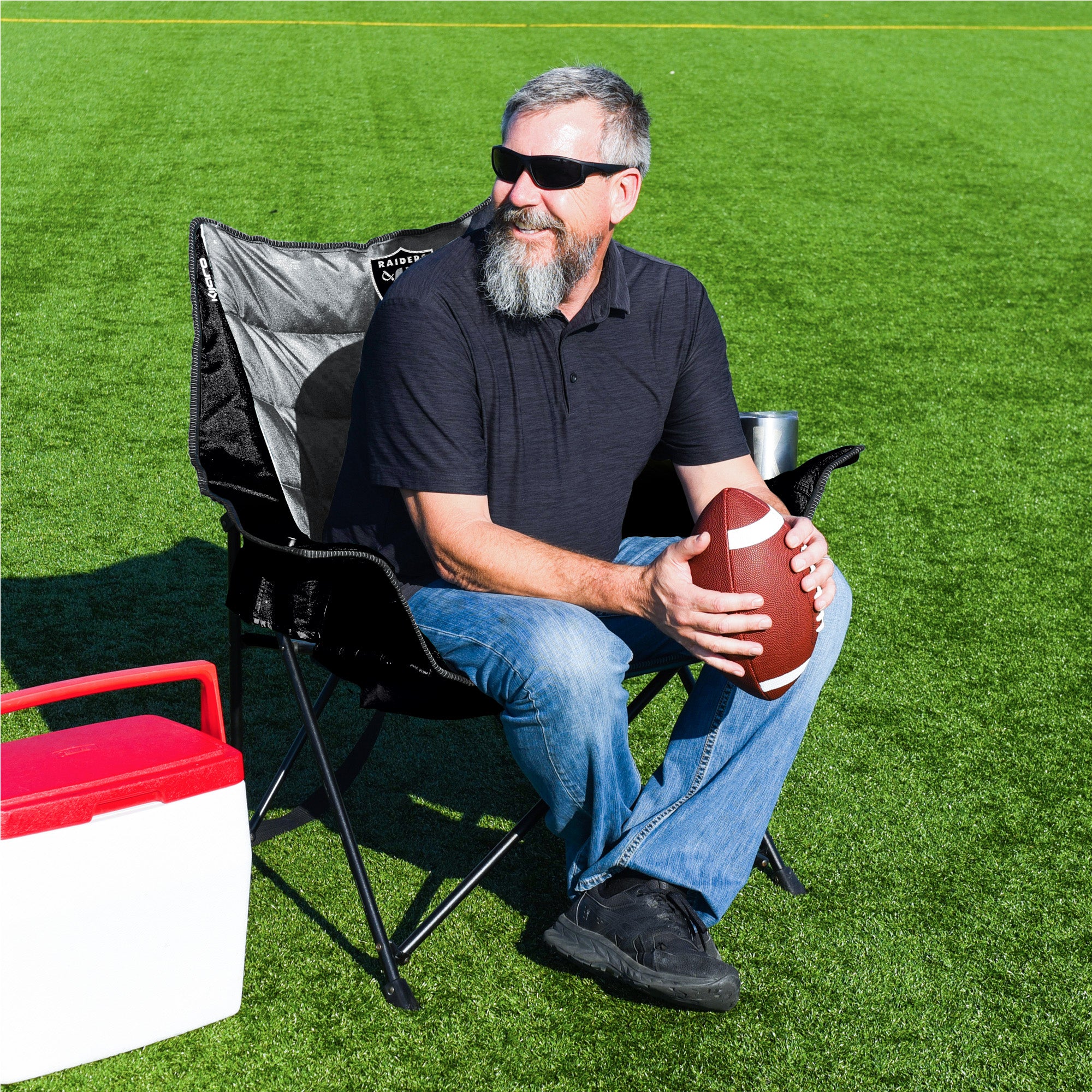 Kijaro Quilted Club Pro - NFL - Las Vegas Raiders