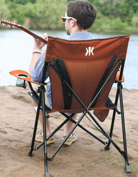 Camping Chair Kijaro XXL Heavy Duty 400lb Capacity With Dual
